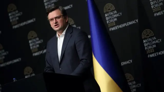 Министр иностранных дел Украины Дмитрий Кулеба