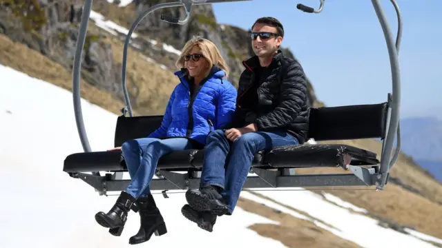 ब्रिजेट के साथ मैक्रों