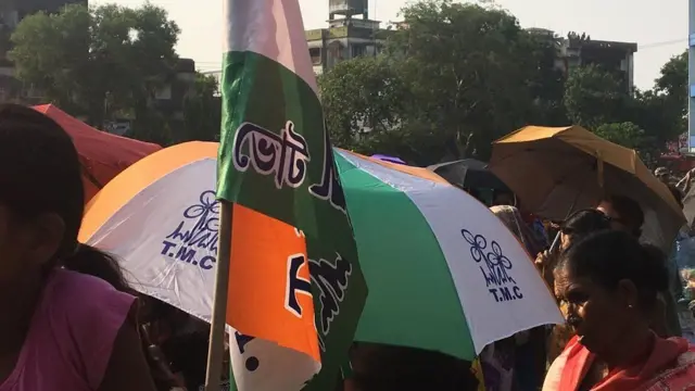 મમતા બેનરજીની રેલીનું દૃશ્ય