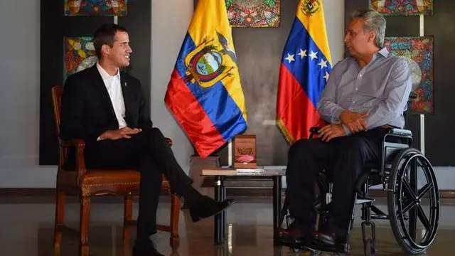 Guaidó y Lenín Moreno