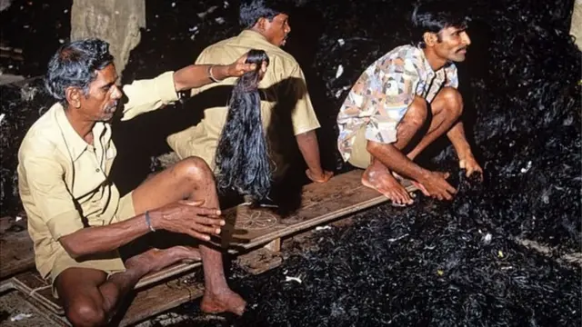 तिरूपति में चढ़ाए गए बाल