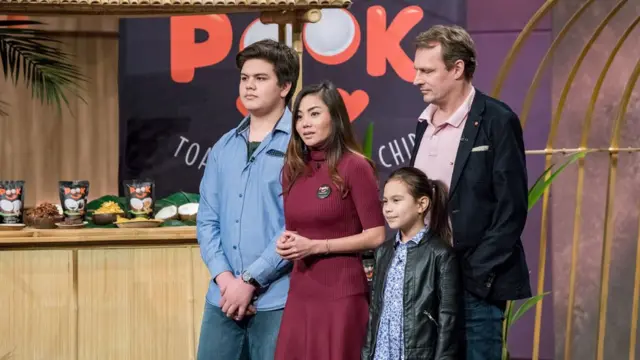 กนกพรและครอบครัวในรายการ Die Höhle der Löwen