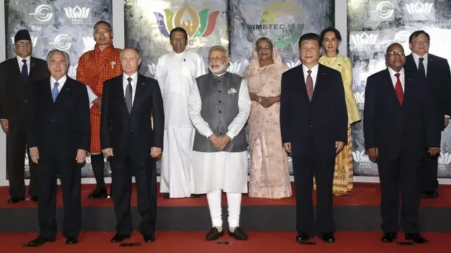 ब्रिक्स और बिमस्टेक देशों के नेता