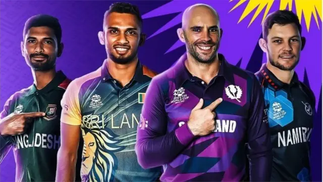 બાંગ્લાદેશ, શ્રીલંકા, નામીબિયા અને સ્કૉટલૅન્ડ રાઉન્ડ-1માંથી ક્વૉલિફાઈ થઈને સુપર-12માં પહોંચ્યું છે