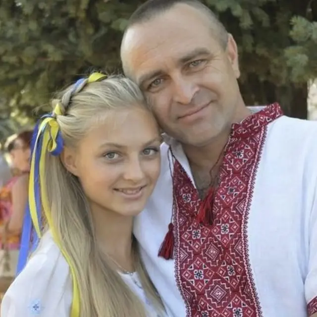 День незалежності у звільненому від бойовиків «ЛНР» Лисичанську у 2014 році