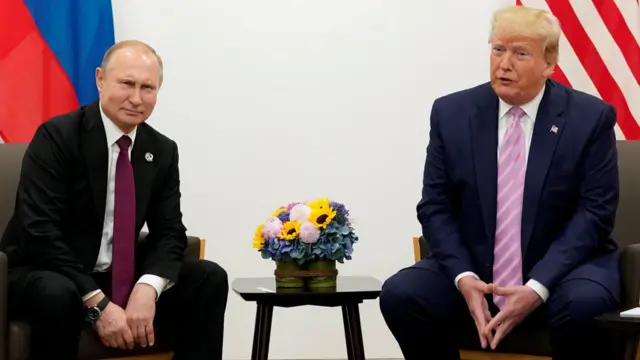 Владимир Путин и Дональд Трамп