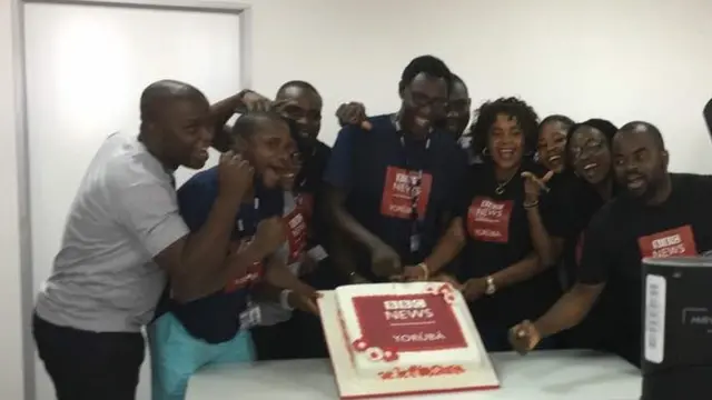 Di BBC Yoruba team