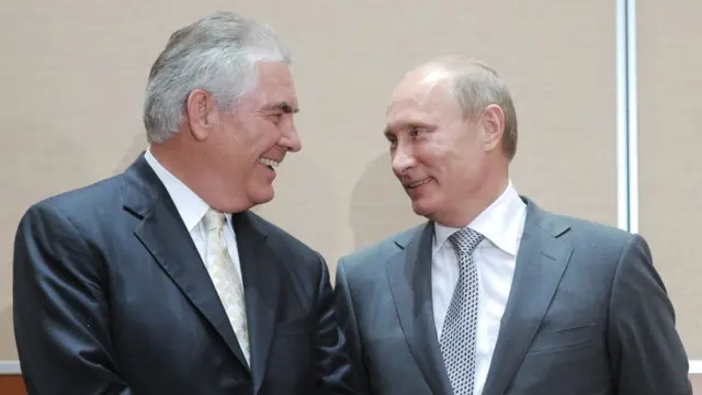 Путин и Тиллерсон
