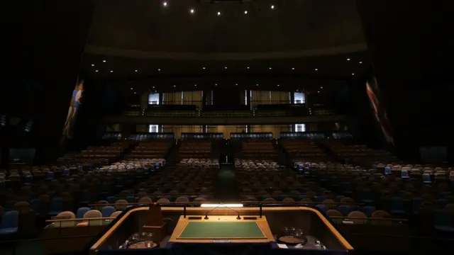 O hall da Assembleia Geral da ONU do pontoplataforma para ganhar dinheiro jogandovista do orador