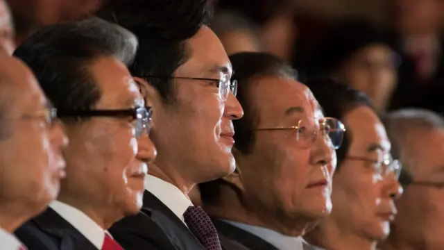 Lee Jae-yong en un evento de la empresa en 2015.