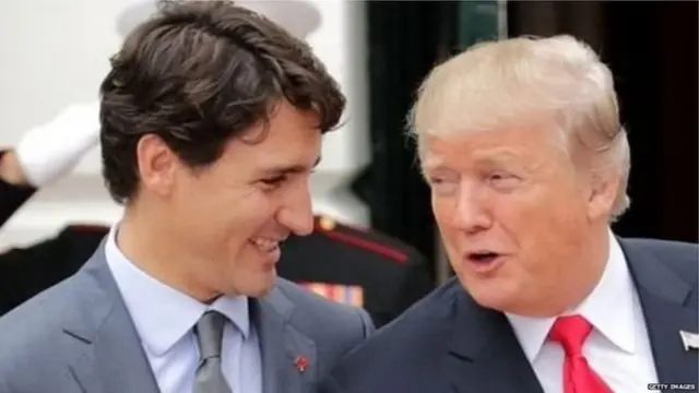 ट्रूडो और ट्रंप