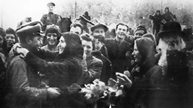 Рига в 1945 году