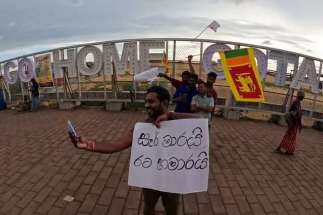 protests against sri lankan gov