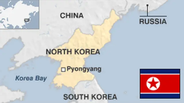 Map of North Korea