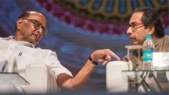 சரத் பவார் மற்றும் சிவசேனை தலைவர்