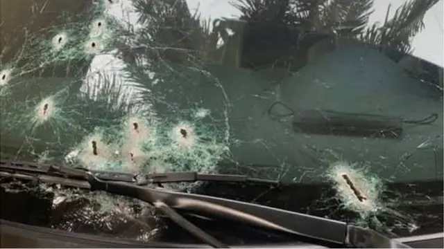 Motar Sarkin an harbe ta da harsashi ya fi 7 amma babu wanda ya rasa ransa a lamarin