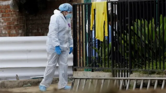 Trabajos forenses en el lugar del hallazgo