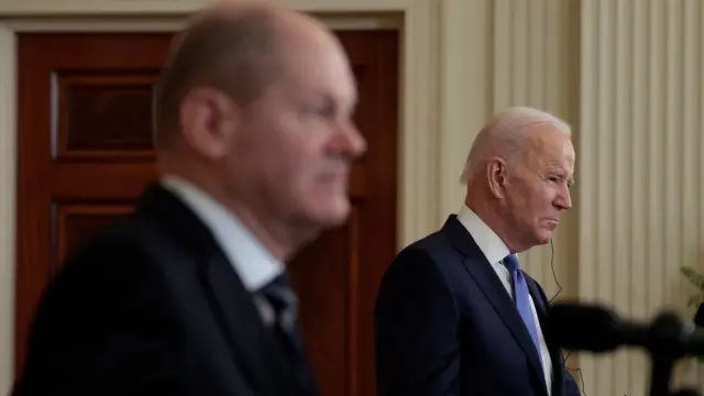 Джо Байден, Олаф Шольц