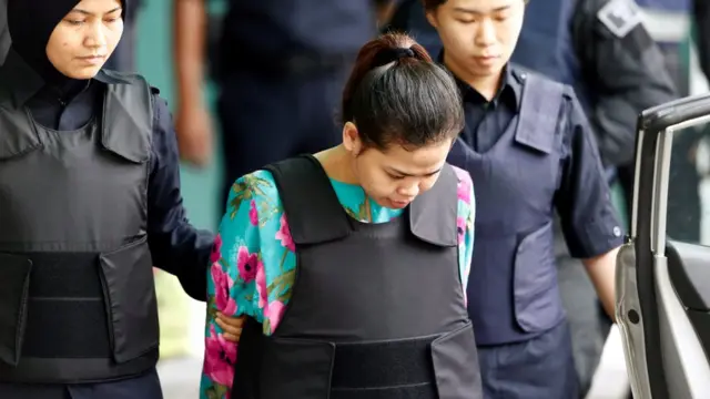 Siti Aisyah, Malaysia, Kim Jong-nam. Korea Utara