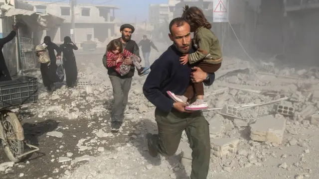 Doğu Kuta'da kaçan siviller