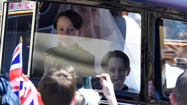 Брайан и Джон Малруни и Меган Маркл