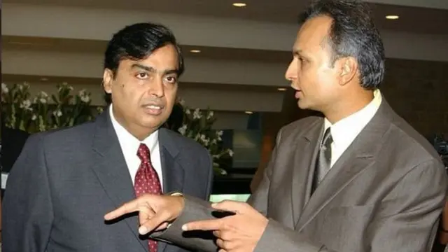 મુકેશ તથા અનિલ અંબાણીની તસવીર