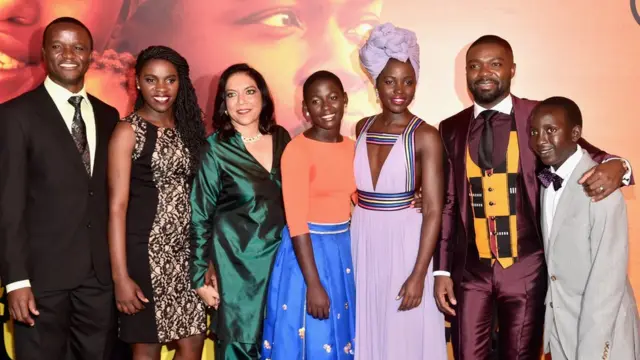 Queen of Katwe pipo for red carpet