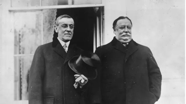 Вудро Вильсон на инаугурации