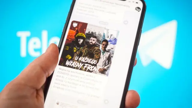 Telegram com propaganda