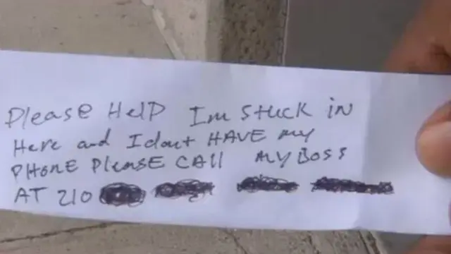 Man trapped in Texas cash machine