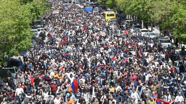 протесты в Ереване
