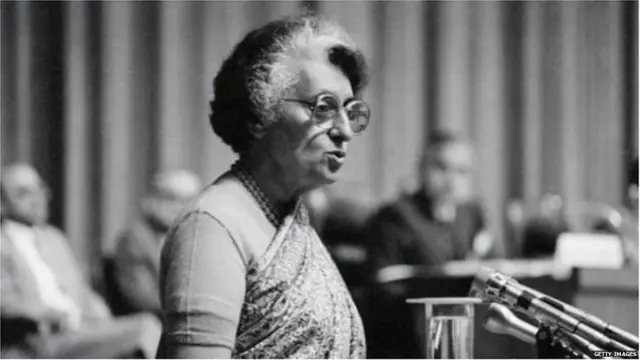 पूर्व भारतीय प्रधानमंत्री इंदिरा गांधी