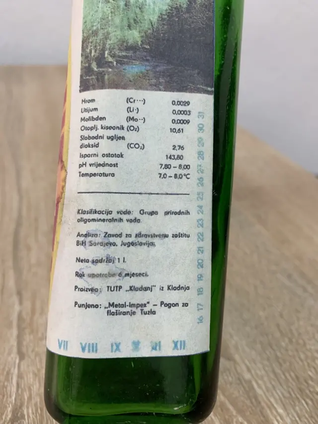 етикета с флаше