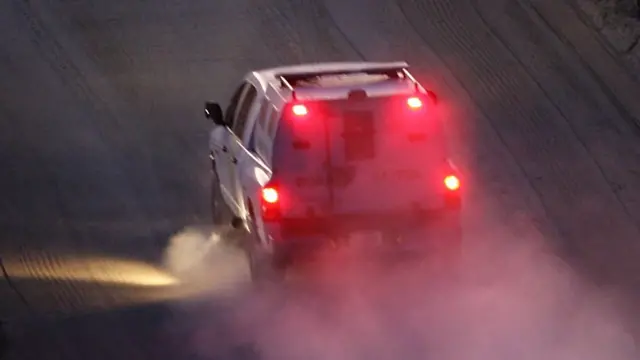 Operación policial en la frontera