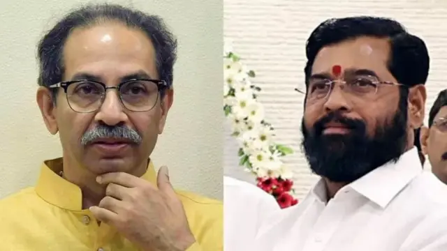 उद्धव ठाकरे और एकनाथ शिंदे