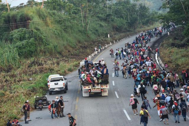 Caravana de migrantes Bartolo Fuentes el hombre al que Honduras