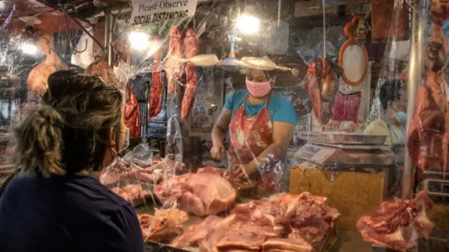 Filipinler'de bir pazar yeri