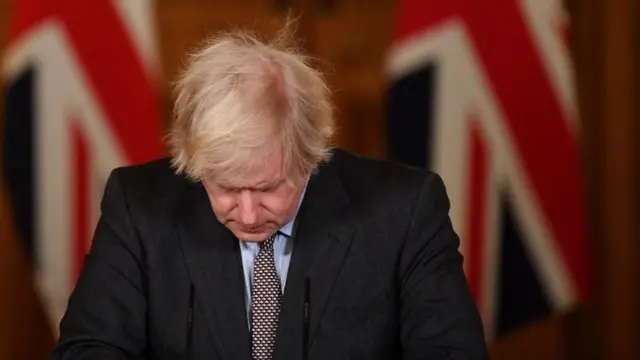 Boris Johnson, primer ministro británico