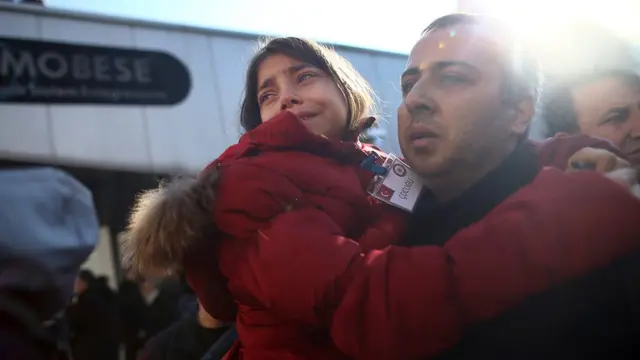 Bir saldırı kurbanının çocuğu