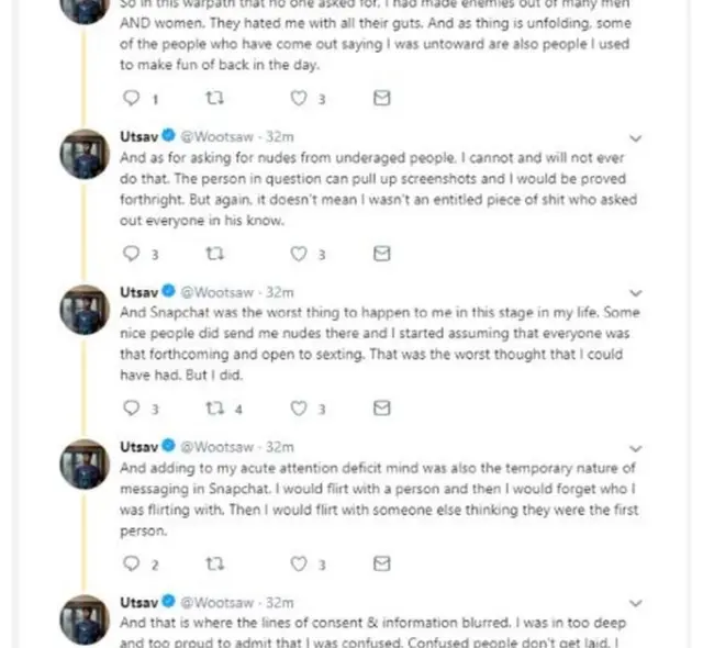 उत्सव चक्रवर्ती, यौन उत्पीड़न