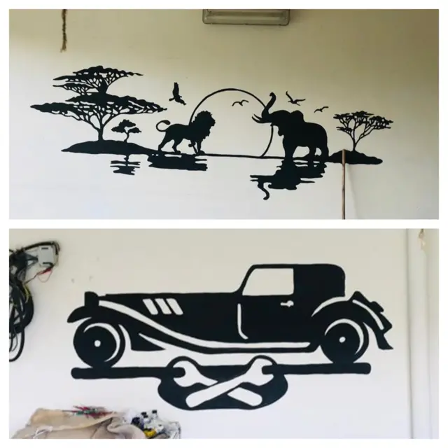 ያሬድ ግድግዳ ላይ ከሳላቸው ስእሎች መካከል አንዱ