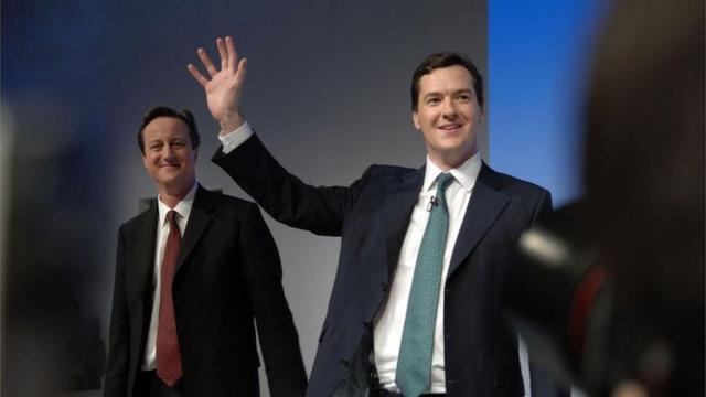 David Cameron e George Osborne