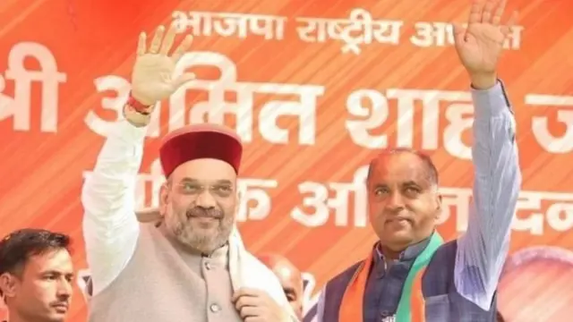 अमित शाह यांच्यासोबत जयराम ठाकूर