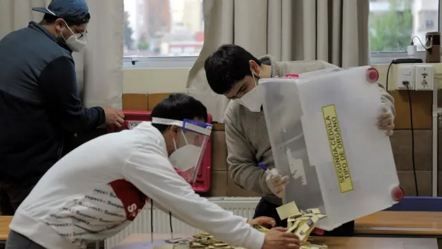 Centro de votación en Chile