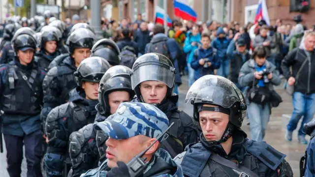 Полиция на Тверской