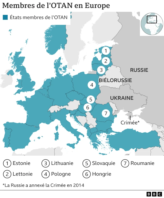 Pays de l'Est membres de l'OTAN
