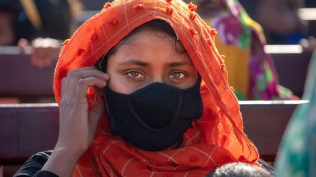 রোহিঙ্গা শিবিরে এক নারী (ফাইল চিত্র)