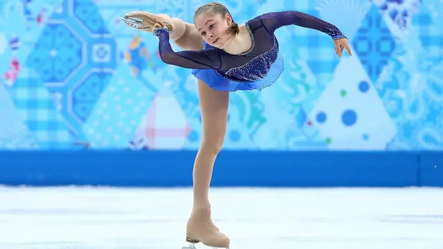 La patineuse Yulia Lipnitskaya, la plus jeune médaille d'or des Jeux d'hiver