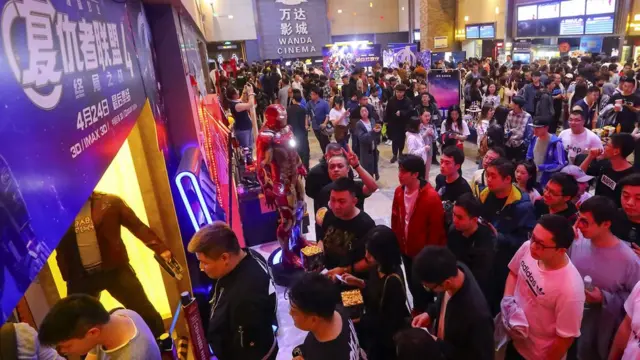 在山西觀看首映零點場的觀眾