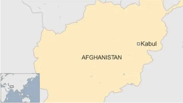 アフガニスタンの地図